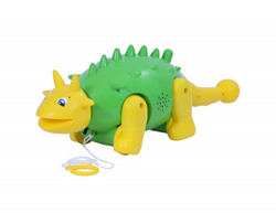 Toyzone Dinasaur T- Rex Pull Along-71440 | Infant and Pre-School Toy | Free Wheel Toy | Early Age Development Toys for Kids | Pulling Toy with Cord | Push N Pull Toy