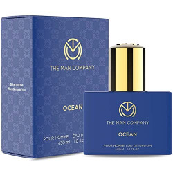 The Man Company Men Ocean Perfume | Premium Luxury Long Lasting Floral Fragrance Spray | Eau De Perfume -30Ml