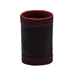 amazon basics Nylon Wrist Band Cum Support, Black