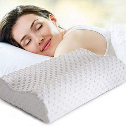 ZOSOE Cervical Contour Memory Foam Pillow,Orthopedic Pillow for Neck Pain,Orthopedic Contour Pillow Support for Back,Stomach,Side Sleepers,Anti-Snoring Neck Pillow (White)