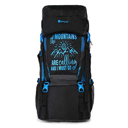 Impulse Rucksack bags 55 litres travel bag for men tourist bag for travel backpack for hiking trekking Bag for men camping Mountain Calling Blue with 1 year Warranty