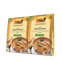 Kitchens of India Mirch Ka Salan, ITC Ready to Eat Indian Dish, Just Heat and Eat, (2x285g)