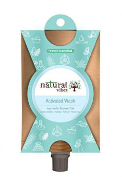 Natural Vibes Activated Shower Gel 30 ml (Activated, 30 ml)