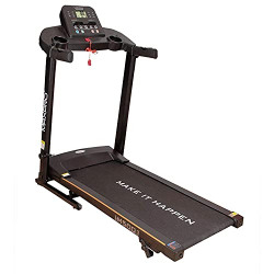 MAXPRO IM5001 3HP Peak Motorized Folding Treadmill with 3 Level Manual Incline, Max. Speed 14km/hr, Perfect for Home Use (Free Installation Assistance)