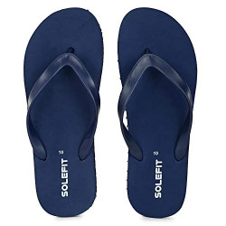 Solefit Men's Navy Slippers-10 UK (44 EU) (SLFT-0079)