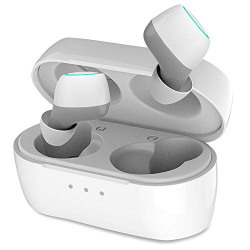 UNIGEN UNIPODS Mini in-Ear Compact True Wireless Earbuds (TWS) with in-Built Mic for Phone Calls, Bluetooth 5.0, Touch Controls, 12Hr Playtime with Charging Case (Shiny White)