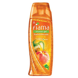 Fiama Body Wash Shower Gel Peach & Avocado, 250ml, Body Wash for Women and Men with Skin Conditioners for Soft & Moisturised Skin, Suitable for All Skin Types