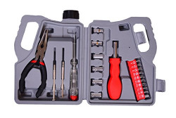 Visko YT1036 22 Pcs Oil Can Shape Mini tool Set (Grey, 22-Pieces), Small