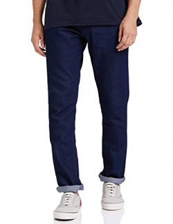 Amazon Brand - Symbol Men's Relaxed Fit Jeans (SS20-NS-SY-RS01_Indigo_28W x 32L)
