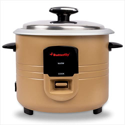 (Renewed) Butterfly 8906022176520 1.8L Electric Rice Cooker, Gold, Large (8906022176520-cr)