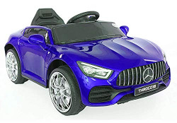 Toy House Toyhouse Benz A Class Rechargeble Battery Operated Ride-On Car with Remote for Kids (2 to 4YRS), Painted Blue