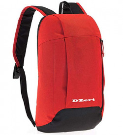 DZert 1 Day Hiking Backpack for Boys/Girl (10L) (Red-Black)