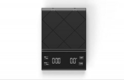 Hoffen Digital Kitchen / Coffee Weighing Scale , Weight machine with Timer for use of accurate taste of coffee every timefor coffee Lovers , 1 Year Warranty & Battery Included
