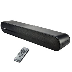 Blaupunkt SBA40 60W Bluetooth Soundbar Speaker with Bluetooth, AUX, USB, Mini Soundbar for TV/PC/Projectors/Tablets
