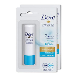 Dove Hydro Nourishing Lip Care Balm, 24 hours Hydration, 4.8g (Pack of 2)