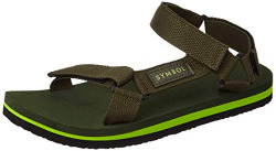 Amazon Brand - Symbol Men's Olive Sport Sandal-10 Kids UK
