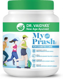 Dr. Vaidya's MyPrash Sugar-free Chyawanprash for Diabetes Care | 500 g | Sugar free | Gluten-free | Manage Sugar Levels | Daily Energy & Immunity Booster | 50+ Ayurvedic, Natural, High-Quality Herbs