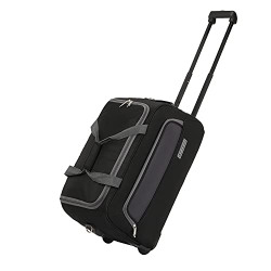 Lavie Sport Cruise Cabin Size 55 cms Wheel Duffel Bag for Travel | Luggage Bag | Travel Bag (Black)