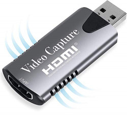 CASE U Audio Video Capture Card with Cooling Function, Updated Version 1080P HDMI to USB 2.0 Record via DSLR Camcorder Action Cam
