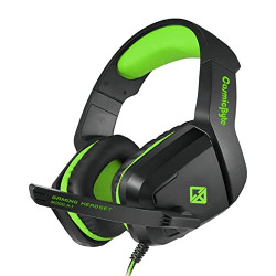 Cosmic Byte H1 Gaming Headphone with Mic for PS5, PC, Laptops, Mobile, PS4, Xbox One (Green)