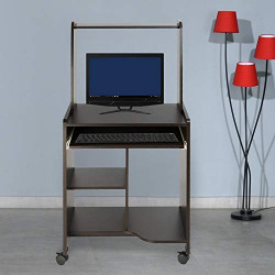@home By Nilkamal Nork Engineered Wood Computer Table in Wenge Finish