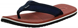Bourge Men's Canton-Z5 Tan and Navy Flip-Flops-3 UK (37 EU) (4 US) (Canton-54-03)