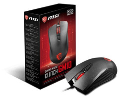 MSI Clutch GM10 USB Adjustable DPI Ergonomic Design Gaming Grade Optical Mouse