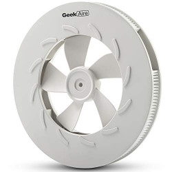 Geek Aire Hepa Air Filter Blade for 16 Inch Table Fans Converts Standard Fan into Air Purifier. Removes Dust, Bacteria, pollen, smoke