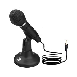 BigPassport Pro-Sound C800 Microphone Podcast Mic with 3.5MM Connector Pin for Computer, Laptop, Recording,Streaming and YouTube Videos(Black) (Model No:Pro-Sound_C800_3.5MM)