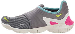 Nike Women's WMNS Free Rn Flyknit 3.0 Gunsmoke Volt Green 002 Running Shoes-5 UK (7 US) (AQ5708-002)