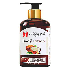 Monarch Beauty Care Coconut Body Lotion Shea Butter and Vitamins E, Skin Moisturizer Vaseline. Intensive Care Deep Restore For All Types Skin, 300ML