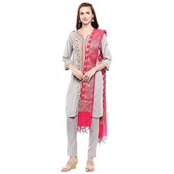 Aurelia Women's Straight Salwar Suit Set (19AUD10184-700757_T-Natural_Xx-Large)