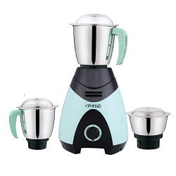 Croma 750 Watt Mixer Grinder 3 Stainless Steel Leak proof Jars Powerful Copper Motor with 3 Speed Control, 2 Years Warranty (CRAK4183, Green)