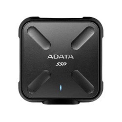 Adata SD700 USB 3.1 Military-Grade 512GB Portable External Solid State Drive - Black
