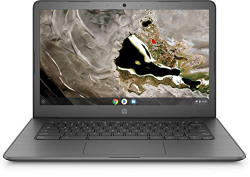 HP Chromebook 14A G5, AMD A4 14-inch(35.6 cm) HD(1366 x 768), Anti-Glare Display (4GB RAM/32GB eMMC/Chrome OS/Chalkboard Gray/1.57 Kg) - 7QU82PA