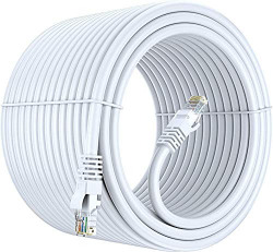 FEDUS 15M 49 Feet F/UTP High Speed RJ45 cat6 Ethernet Patch Cable LAN Cable Internet Network Computer Cable Cord High Speed Gigabit Category 6 Wires for Modem Foiled W/Unshielded Twisted Pair (F/UTP)