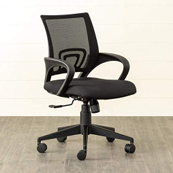 Home Centre Lewis Mesh ABS Office Chair (Black)