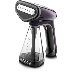 Black+Decker Steam Iron | 2 Years Warranty | Garment Steamer for Clothes, 1500-Watt, 260ml Water Tank, Steamer for Ironing Clothes, Steam Press for Clothes, Handheld Portable Garment Steamer (Violet)
