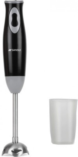 Sansui Fine Mix 300 W Hand Blender with Beaker(Grey, Black)