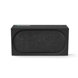 Germany's Blaupunkt BT55 12 W Bluetooth Speaker with Dual Passive Radiators, Rich Deep Bass, Portable Wireless Speaker for Home, Outdoor, Travel (Black)