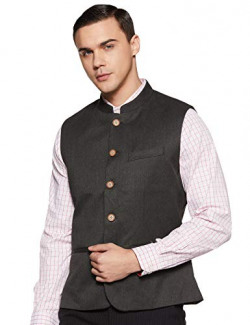 Arrow Men's Waistcoat (AFWVC5405_Grey_44 SL)