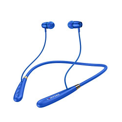 Lumiford XploriaHD XP60 in-Ear Wireless Flexible Neckband Earphones with Mic, Bluetooth 5.0, Splash proof Magnetic Earbuds,Type-C Charging Port (Blue)