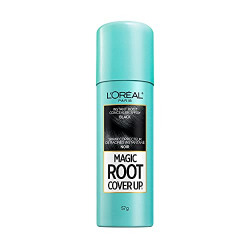 L'Oreal Paris Hair Color Root Cover Up Temporary Gray Concealer Spray, Black, 2 Ounce