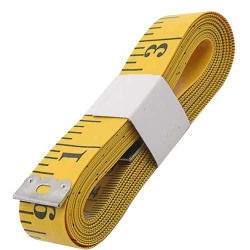 IONIX Inch Tape, Measuring Tape, Measure Tape, Measurement Tape, Inch Tape for Measurement for The Body, Tailor, Sewing, Dress Making, 150 cm (Yellow Pack of 01)