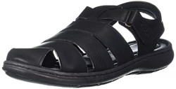 BATA mens Tommen Fisherman Black Sandal 7 UK (8616249)