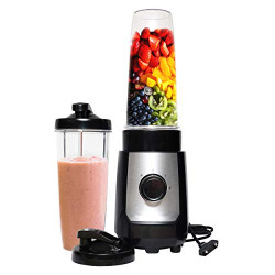 Puffin High Speed Smoothie Maker | Nutri Shake | Juice Mixer Blender - 300w Black