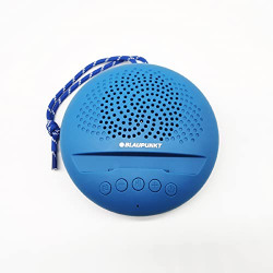 Blaupunkt BT02 Portable Wireless Bluetooth Speaker with 5W HD Sound, Deep Bass, TWS Function, AUX Input, Speaker with Mobile Stand & Built-in mic for Phone Calls/Work from Home(Blue)