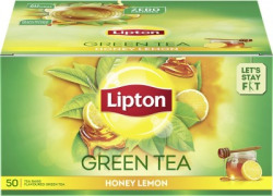 Lipton Honey Lemon Green Honey Green Tea Bags Box(50 Bags)