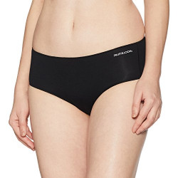 Fruit of the Loom Women's Plain/Solid Hipster (FHPS04_Black Beauty_S)