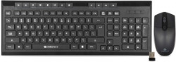 ZEBRONICS Zeb-Companion 109 Keyboard and Mouse Combo Wireless Desktop Keyboard(Black)